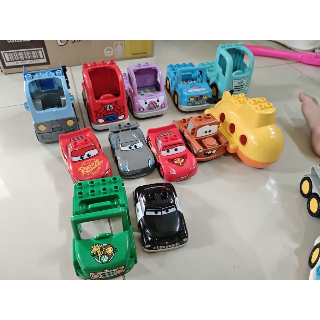mobilan kendaraan duplo original Lego preloved