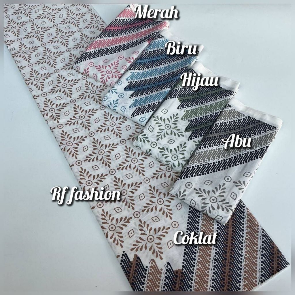 KAIN BATIK SOFT PREMIUM CF KAIN 2 METER X 1 METER