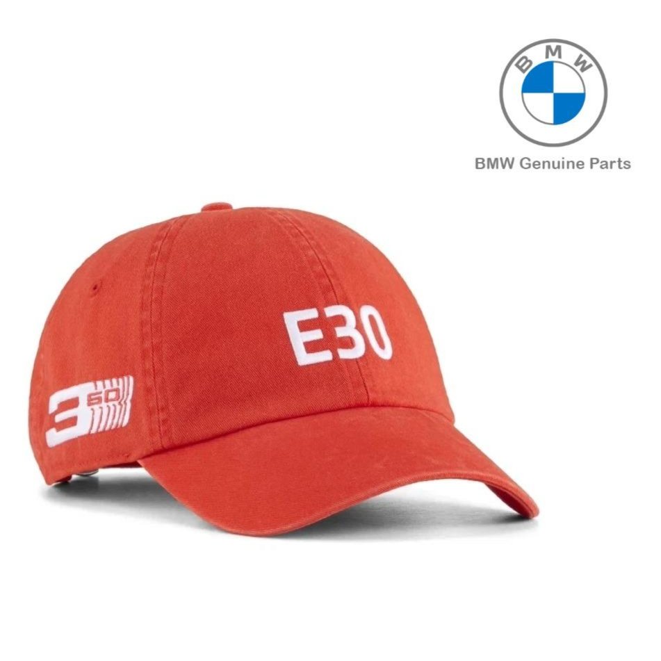 Topi BMW E30 Original BMW E30 50 Years 3 Series Baseball Cap Topi Unisex Pop Red by Puma