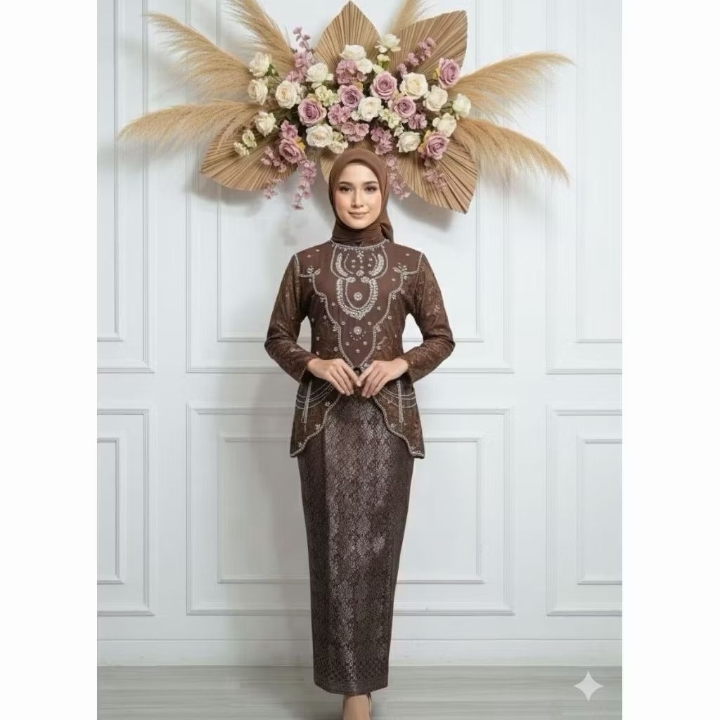 mikaa_olshop/kebaya Qirana payet premium/stelan /kebaya wisuda/kebaya lamaran