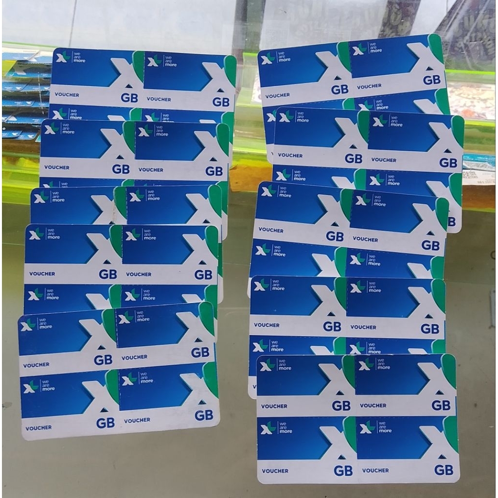 Voucher XL kosongan bahan inject