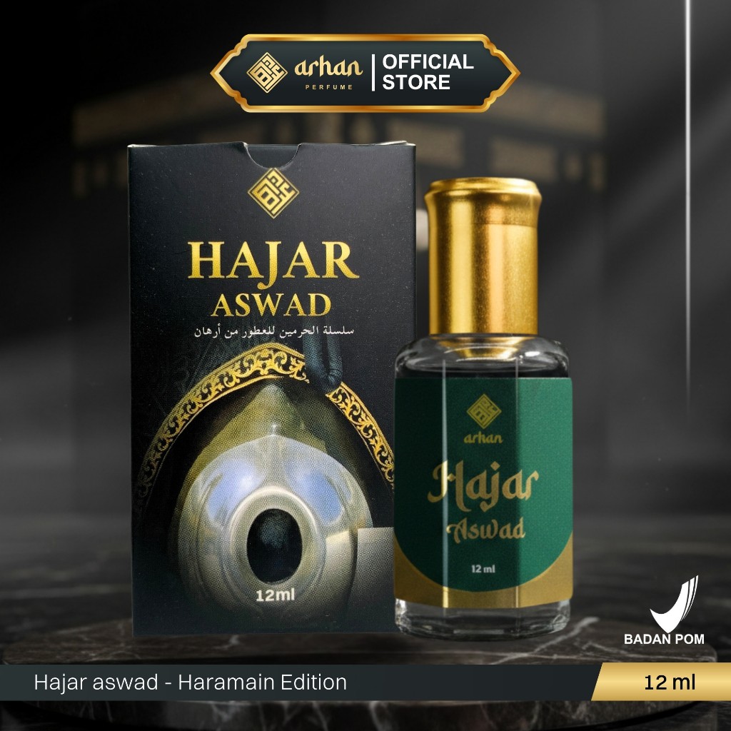 ARHAN Parfum Sholat Hajar Aswad 12 ml