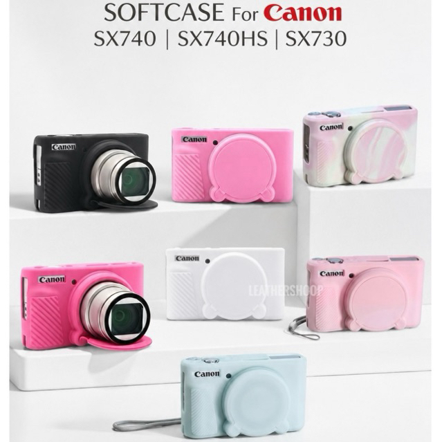 Softcase Canon SX740 SX740HS SX730 Case Cover Body Protector