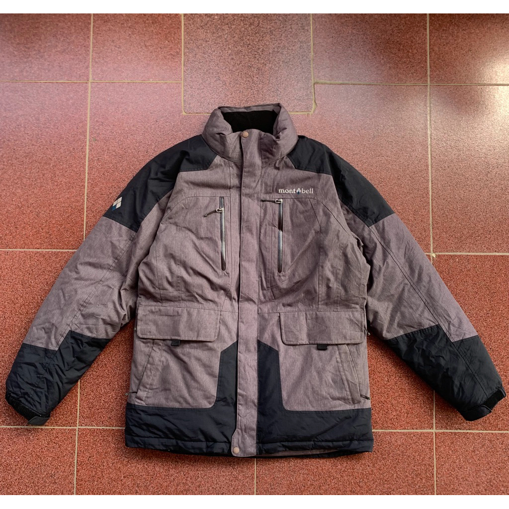 Jaket bulang gelembung duckdown parka outdoor waterproof pria wanita brand montbell