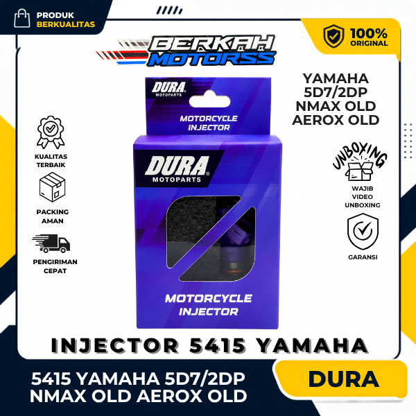 INJEKTOR DURA MOTOPARTS 5415 INJECTOR YAMAHA 5D7 NMAX OLD AEROX OLD ORIGINAL