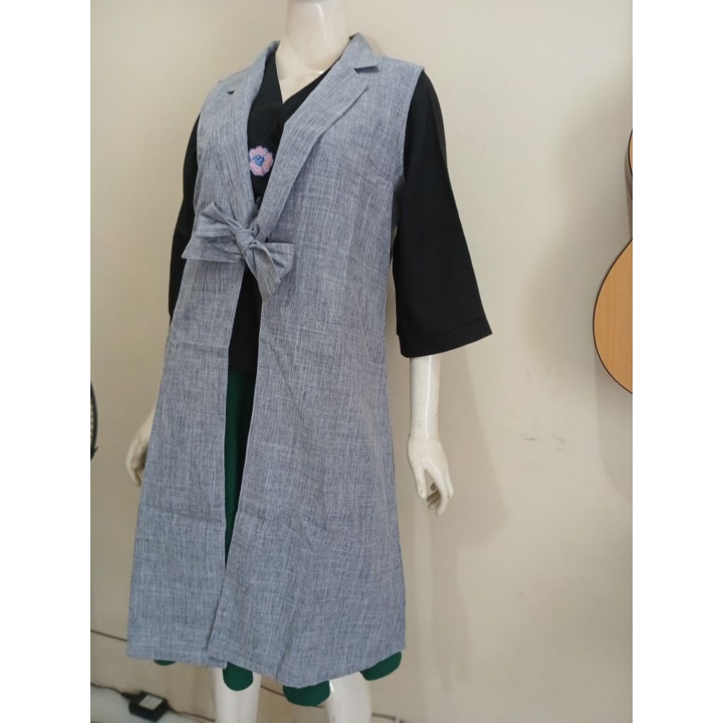 auter panjang, hanya auternya saja, rompi panjang, auter blezer, preloved, auter murah,atasan murah