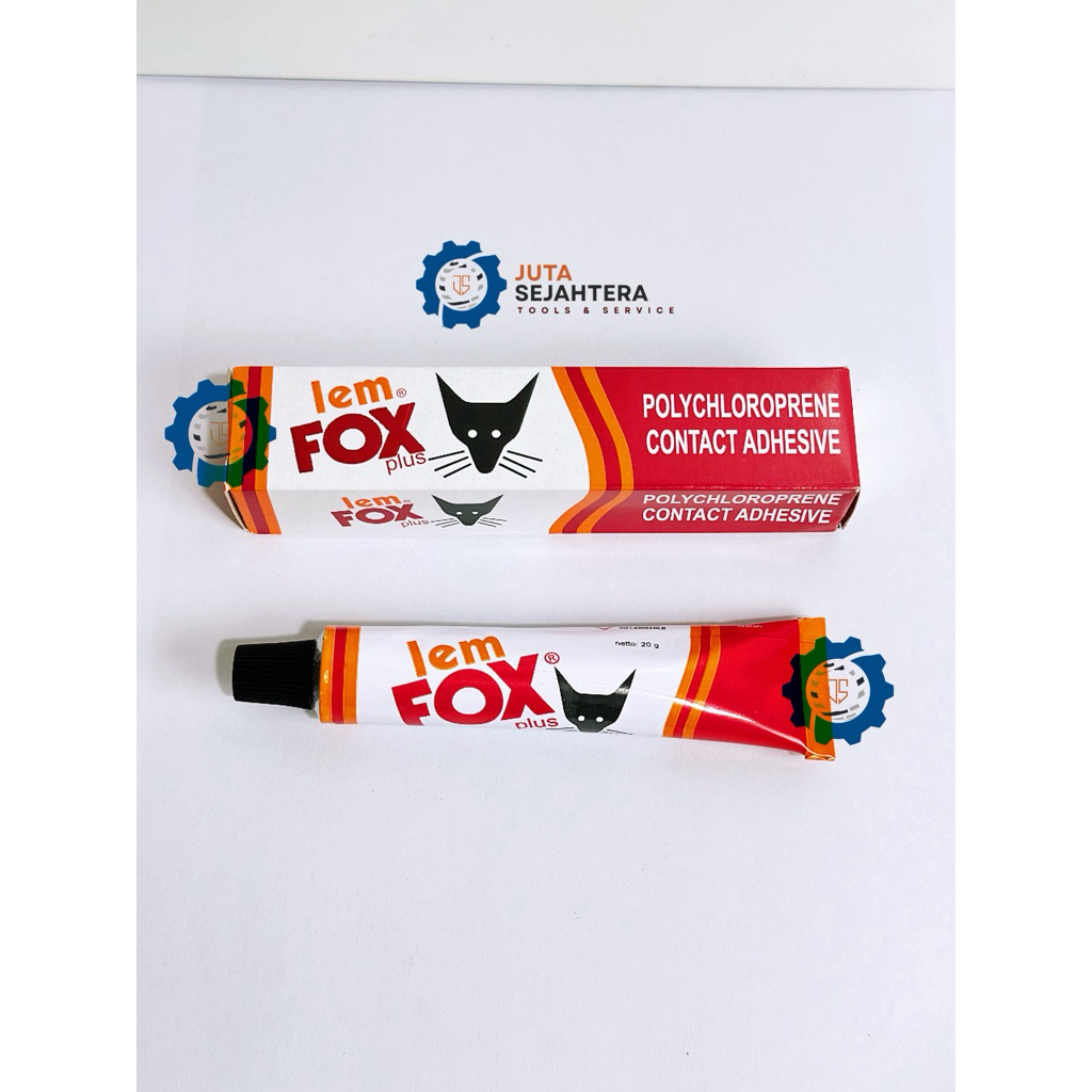 [HARGA 1 PCS] Fox Tube 20 Gram Perekat Kertas Kayu Kain Flanel Prakarya