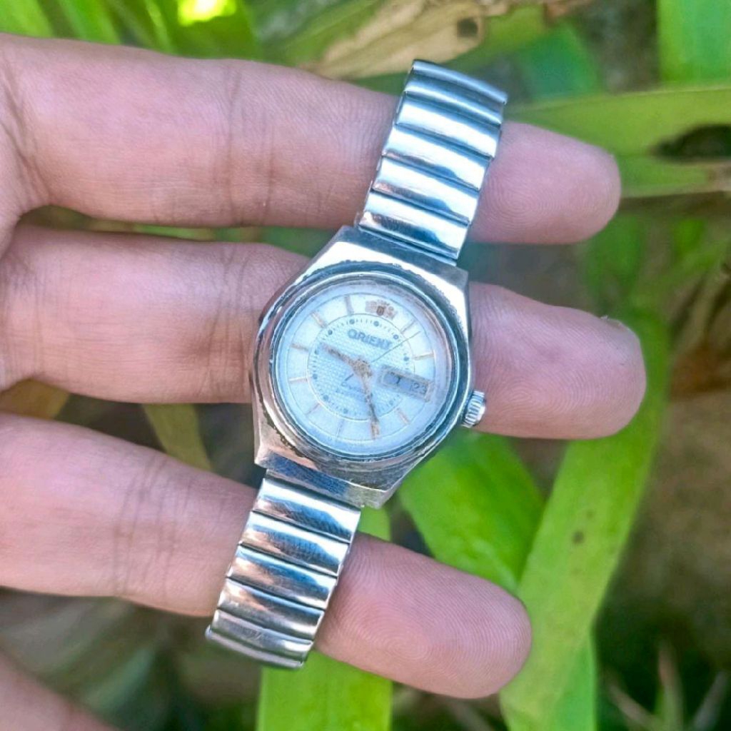 Jam Tangan Wanita Orient Crystal Matic 21 Jewels Original