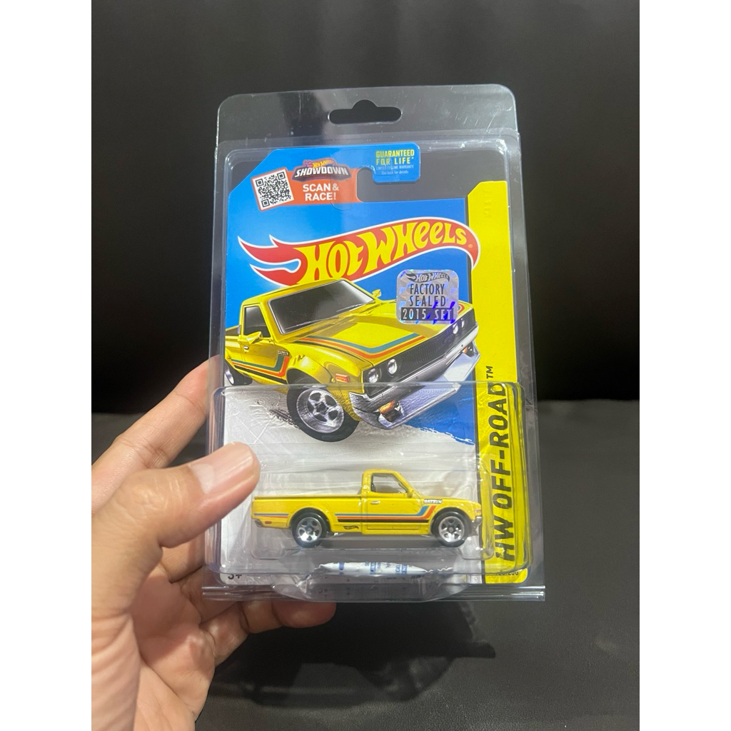 Hot Wheels Datsun 620 Yellow Kmart Exclusive Recolor FS 2015 Factory Sealed
