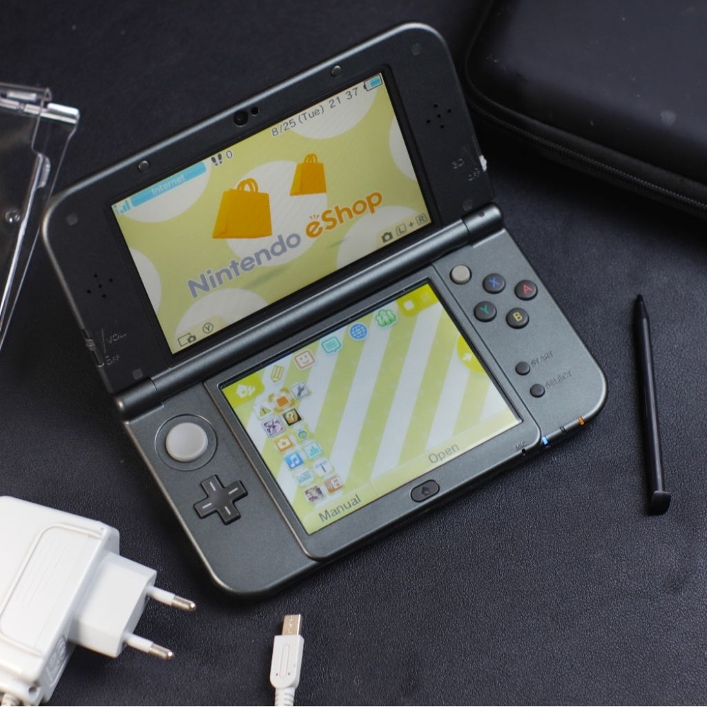 Preloved New Nintendo 3DS XL Metallic Black Full Ori | OFW | Mulus | No Drift | Siap Pakai