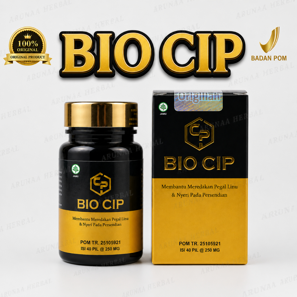 BioCip | Bio Cip Pil Hitam Herbal 1 Botol Isi 40 Butir Bpom Original 100%