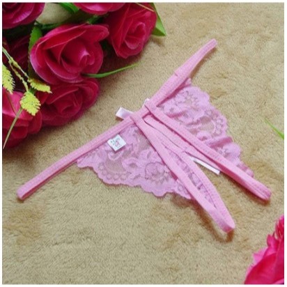 G STRING LINGERIE WANITA SEXY RENDA TRANSPARAN UNDEWEAR