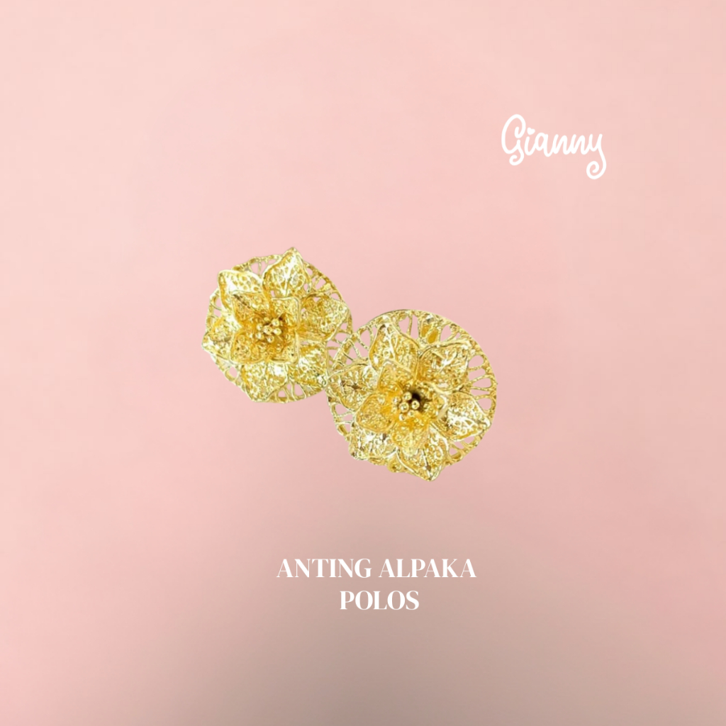 GIANNY - SUBENG KENARI / sumpel bali / anting bali / Anting Alpaka / Subeng Alpaka