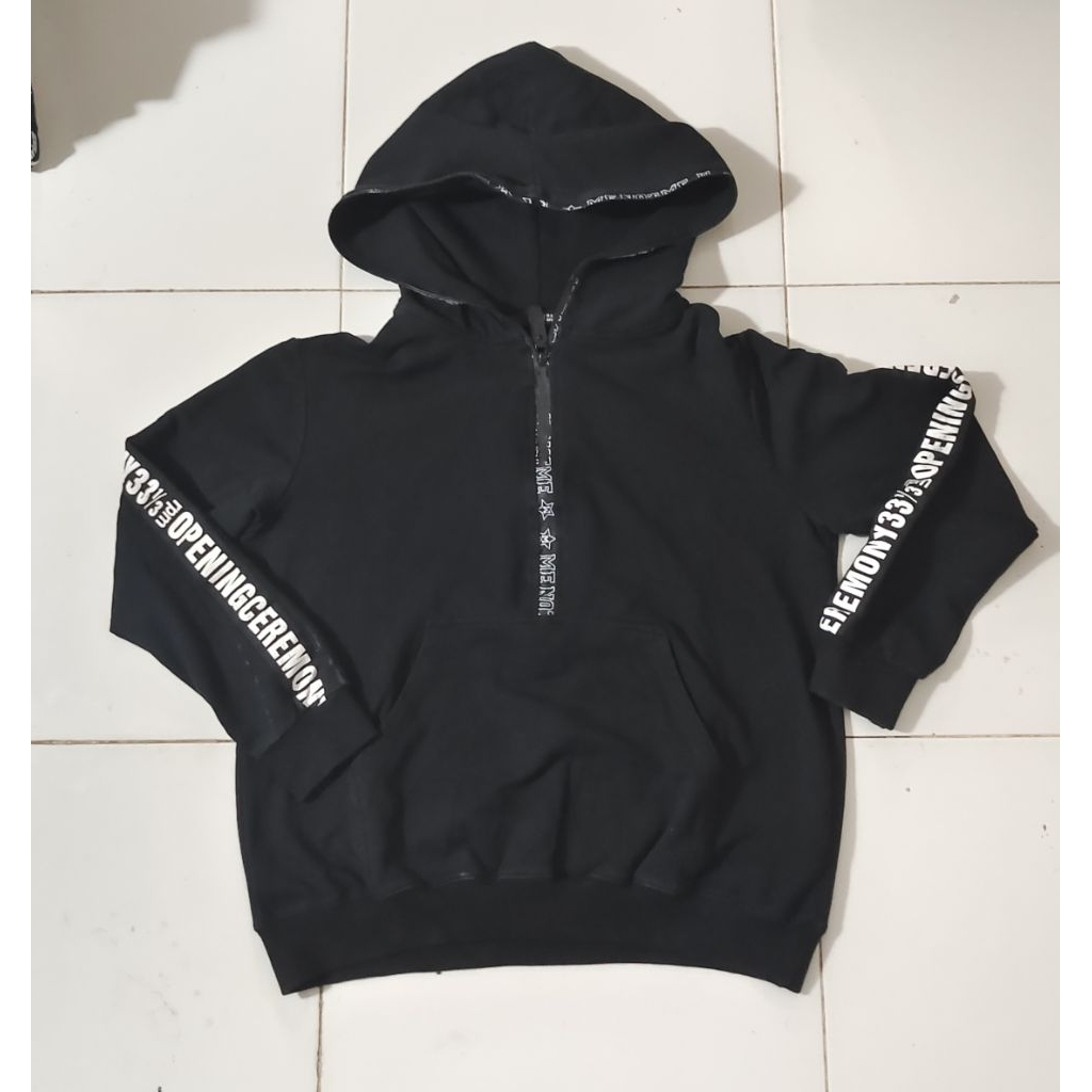 hoodie halfzip kuhan