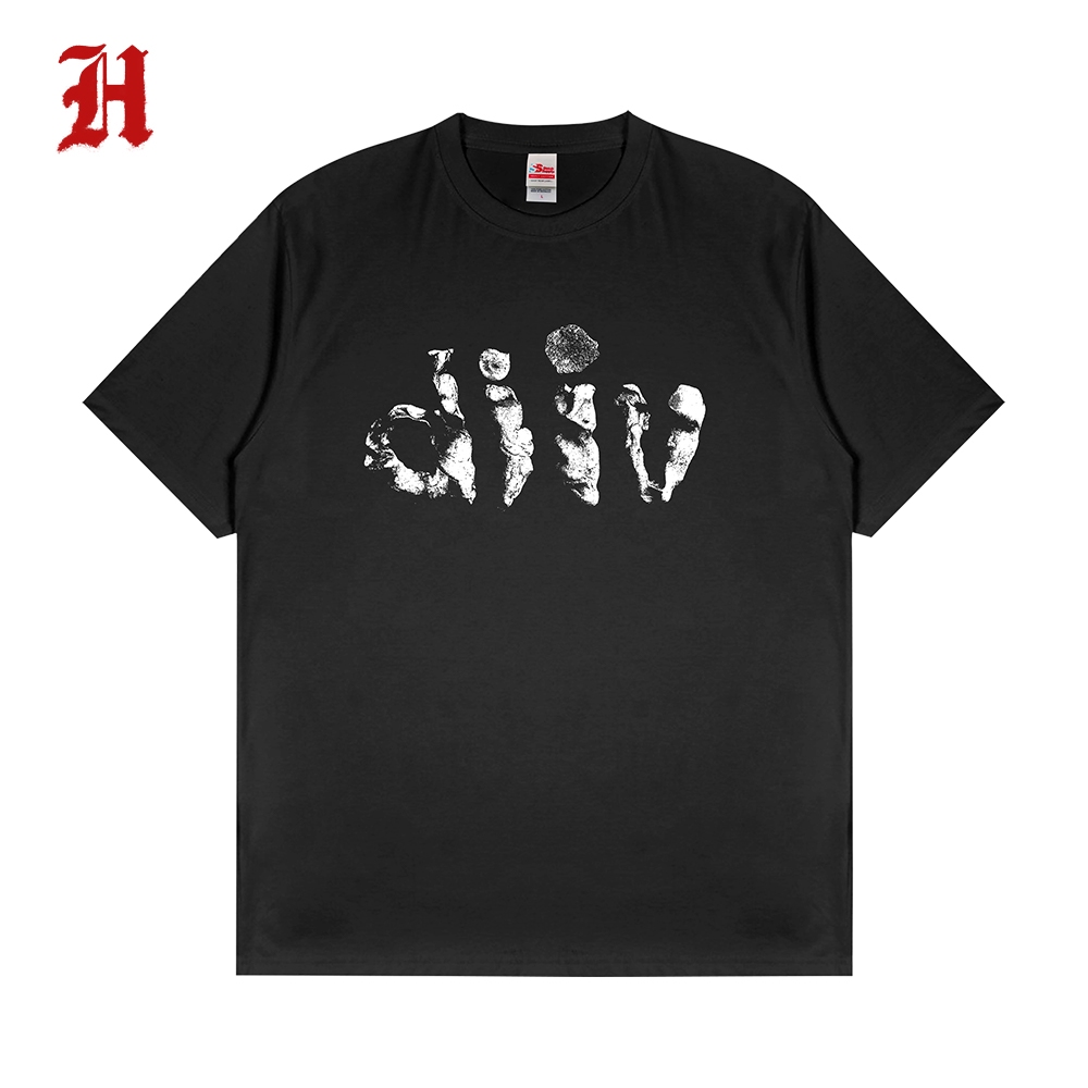 DIIV - Frog In Boiling Water Album Cover Black T-shirt | Kaos Band DIIV