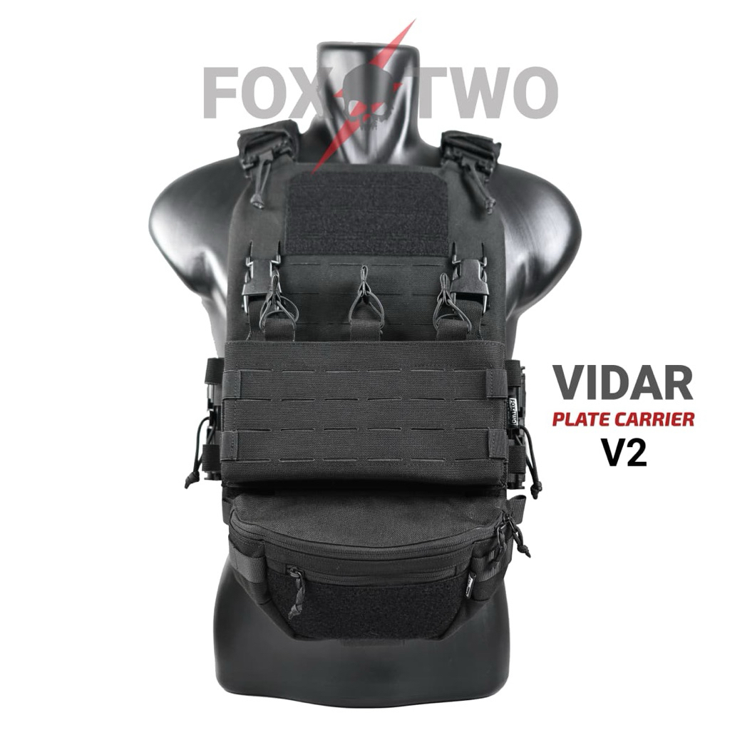 BODYVEST GEN 2 VIDAR PLATE CARRIER BLACK FOX TWO
