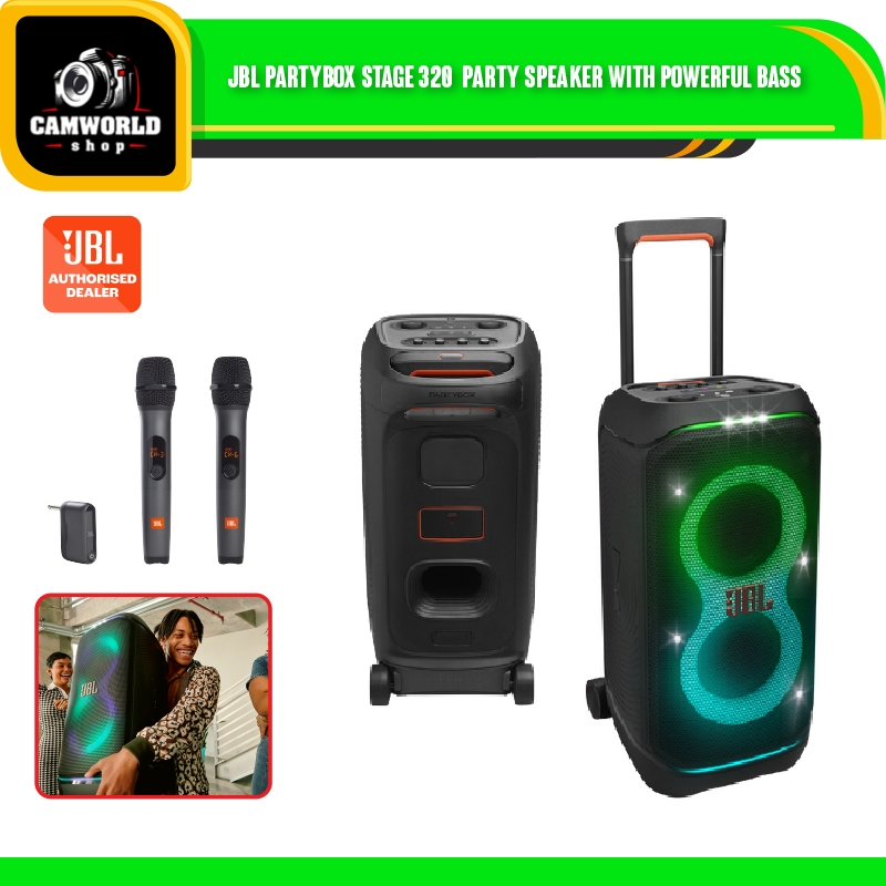 JBL Partybox 320 Partybox Stage 320 Portable Bluetooth Speaker Karaoke