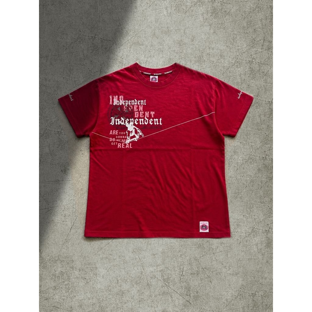 [Termurah] T-shirt y2k vintage Independent skateboarding second