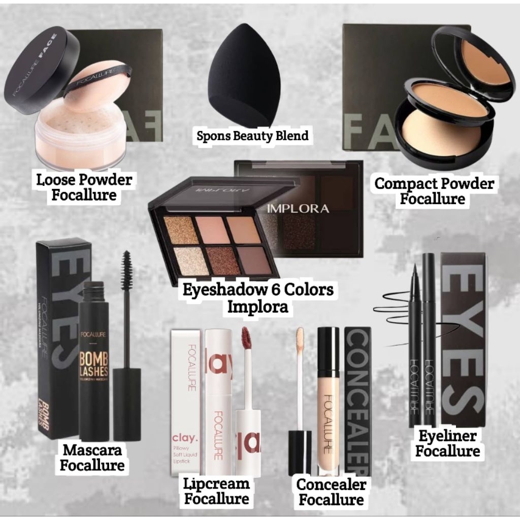 SET MAKEUP | PAKET KOSMETIK | PAKET KOSMETIK SESERAHAN | PAKET KOSMETIK LENGKAP 8 ITEM | PAKET KOSME