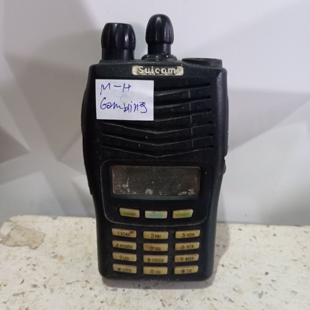 Handy Talky Suicom SH-430 UHF 400-470MHz Mesin Hidup Gambling Belum Tes Lengkap HT Bekas Original