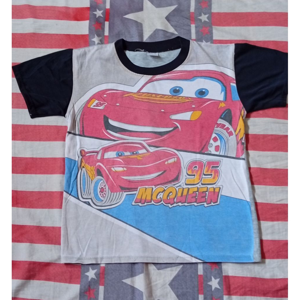 kaos anak gambar cars