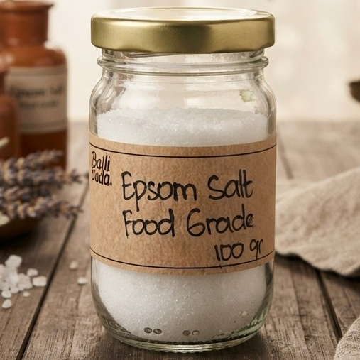 Bali Buda Epsom Salt Food Grade 100g | Magnesium Sulfate Food Grade | Garam Epsom Premium | Original