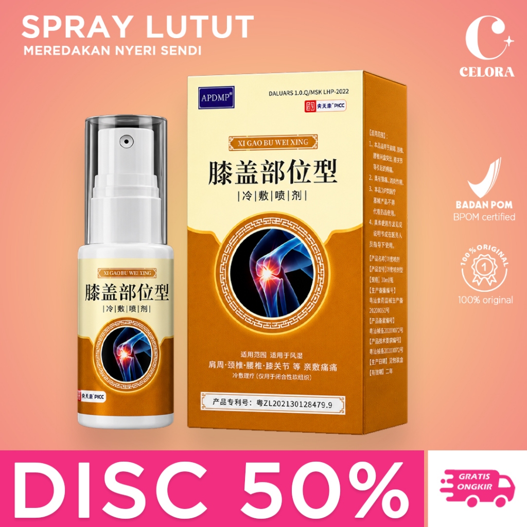 Spray Nyeri Lutut Sendi Ampuh Atasi Nyeri Sendi Tulang Saraf Kejepit Nyeri Pinggang Otot