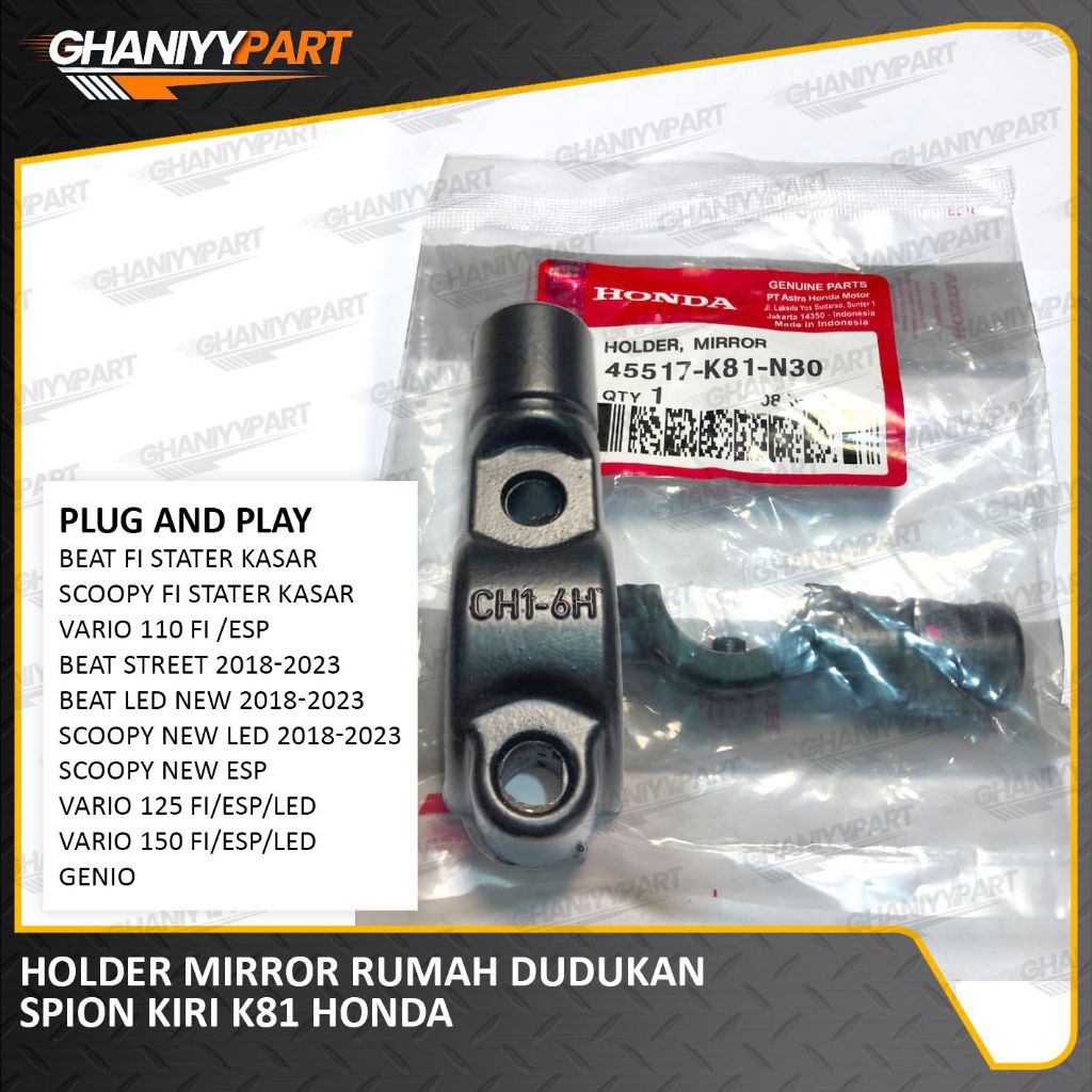 Dudukan spion beat street 2016 dudukan spion Scoopy fi esp Dudukan spion Vario 125