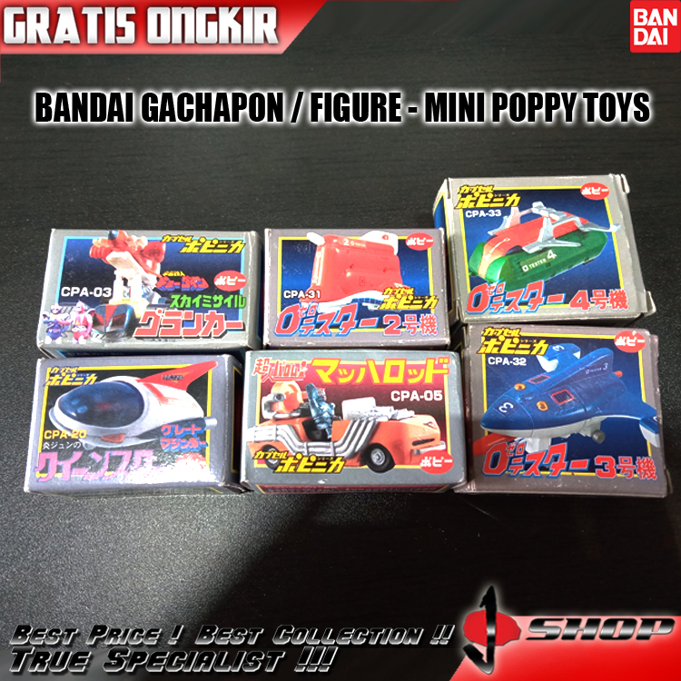 BANDAI GACHAPON - FIGURE - MINI POPPY TOYS