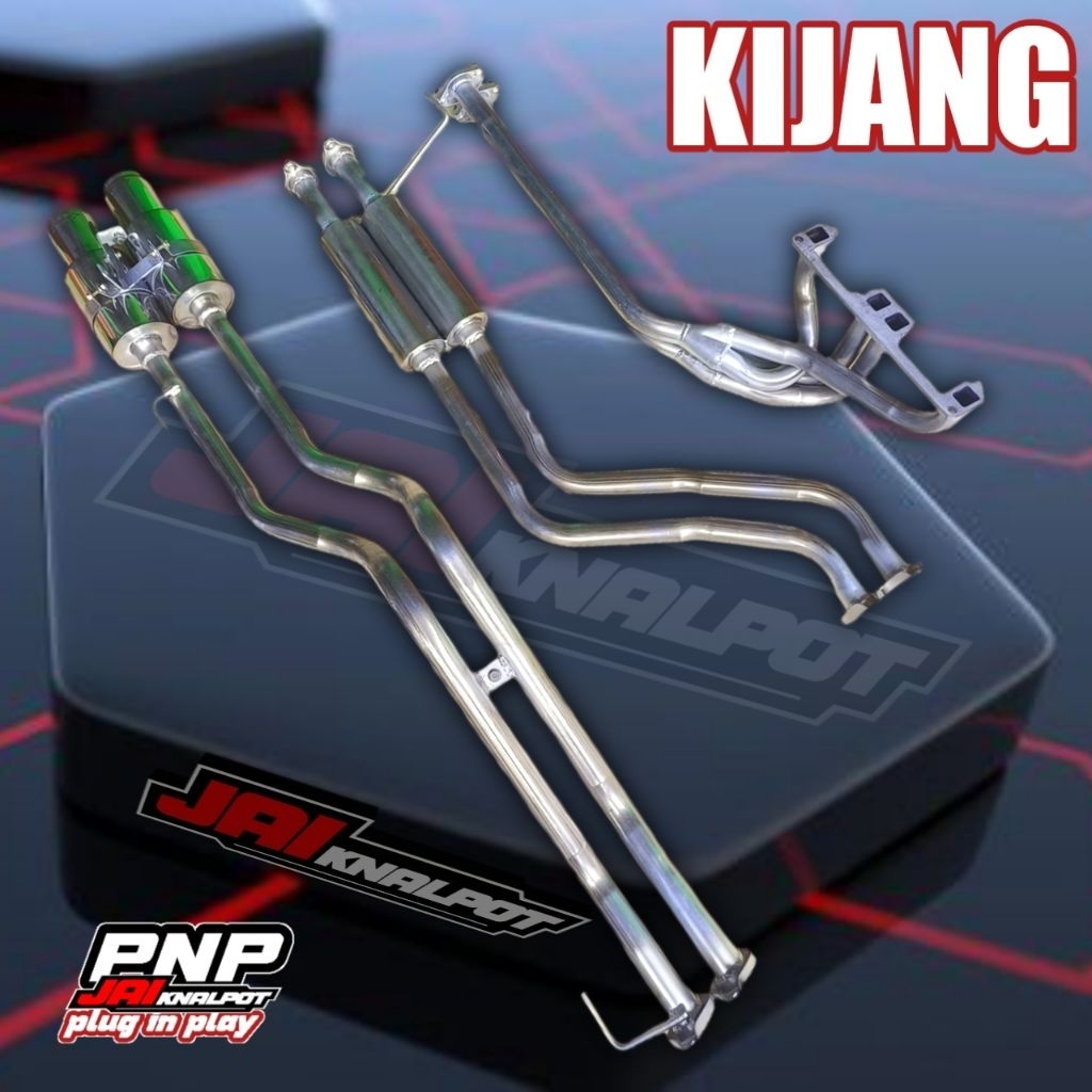 kijang header 432 dan 422 dobel resonator full set