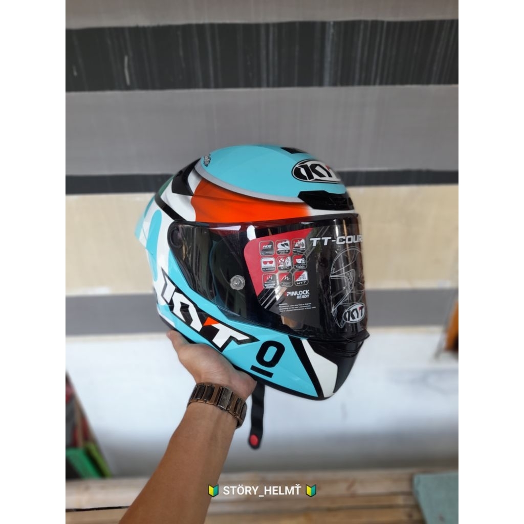 KYT TT-Course Leopard Dallaporta Helm Motor Full Face