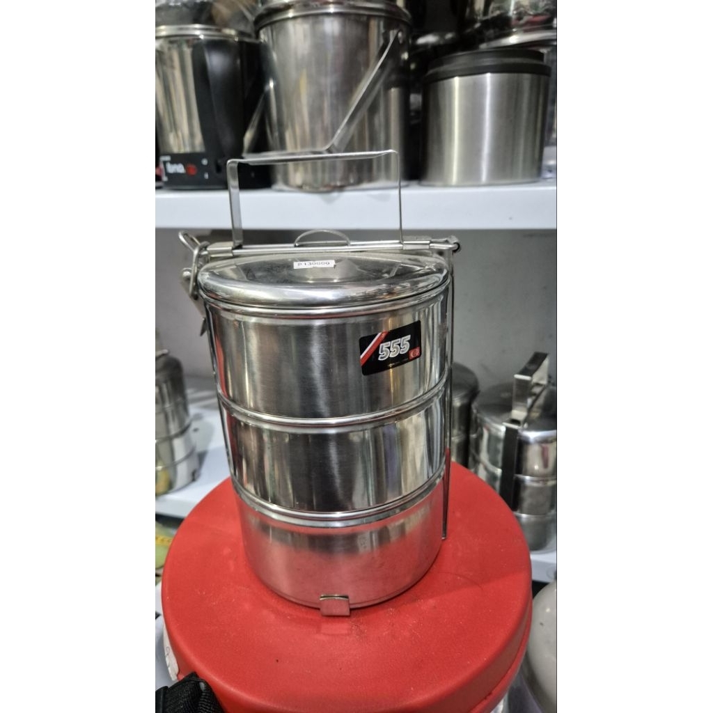 RANTANG 555 STAINLESS 3 SUSUN