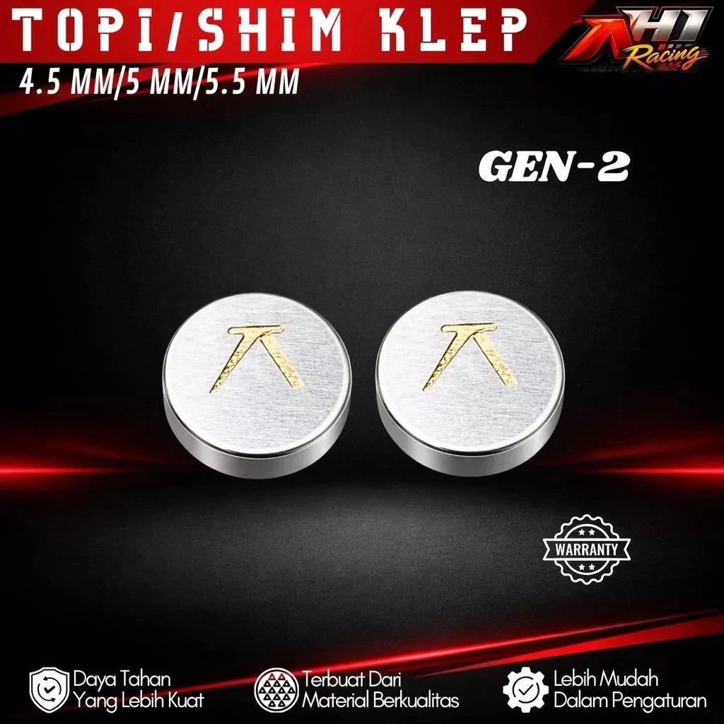 Shim Sim Klep Topi Klep AH1 RACING