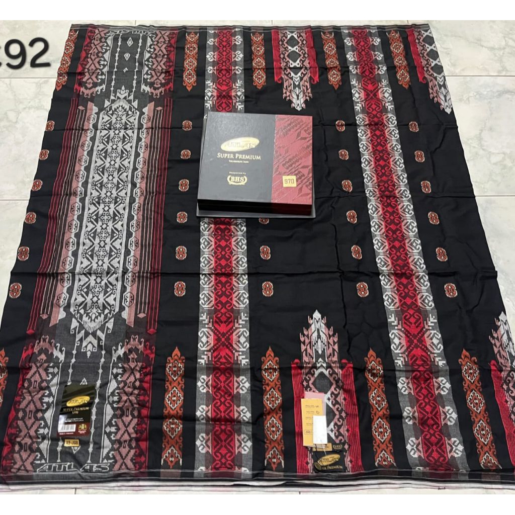 SARUNG ATLAS SUPER PREMIUM S.970 GOLD SONGKET