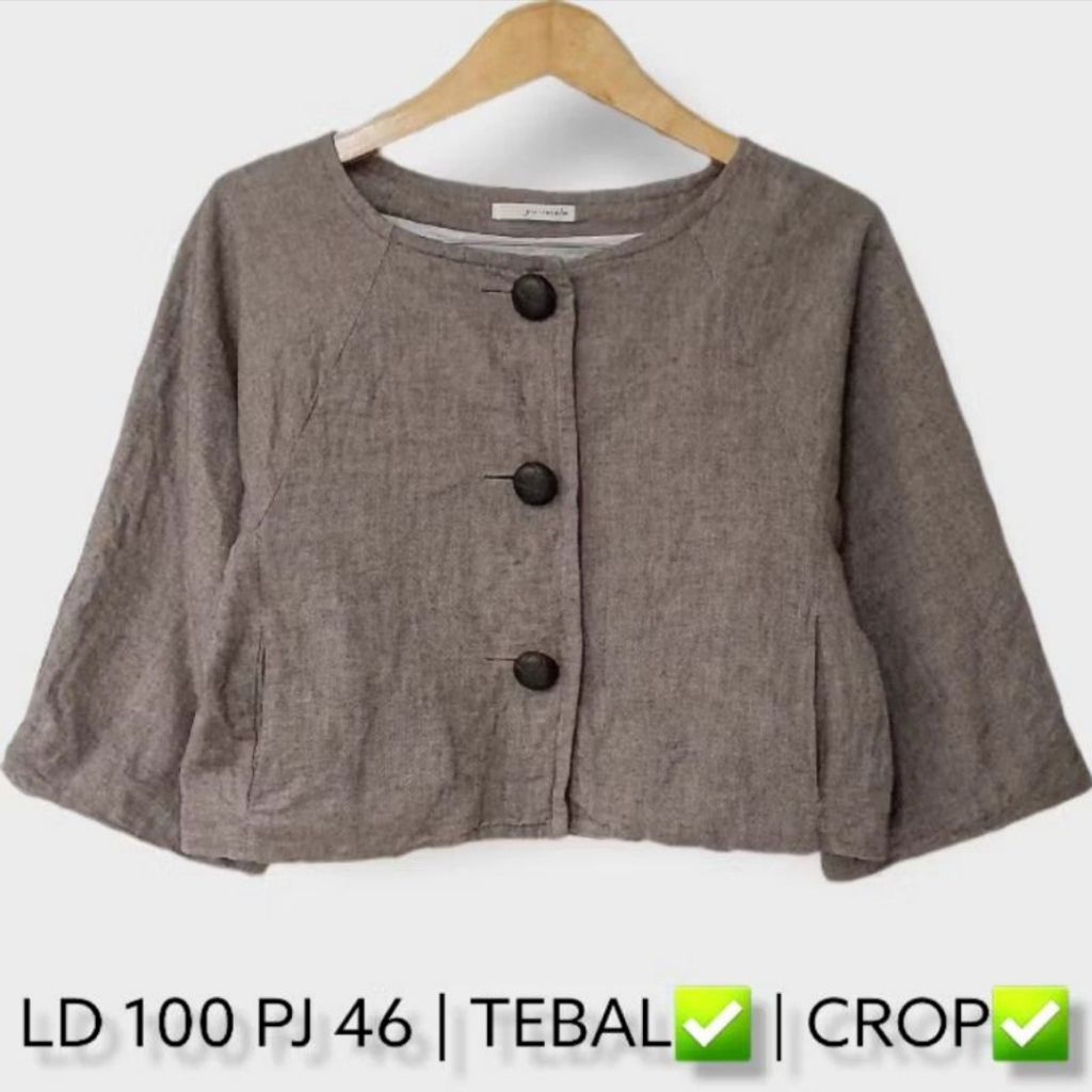PL blazer crop preloved blazer kerja PL outer