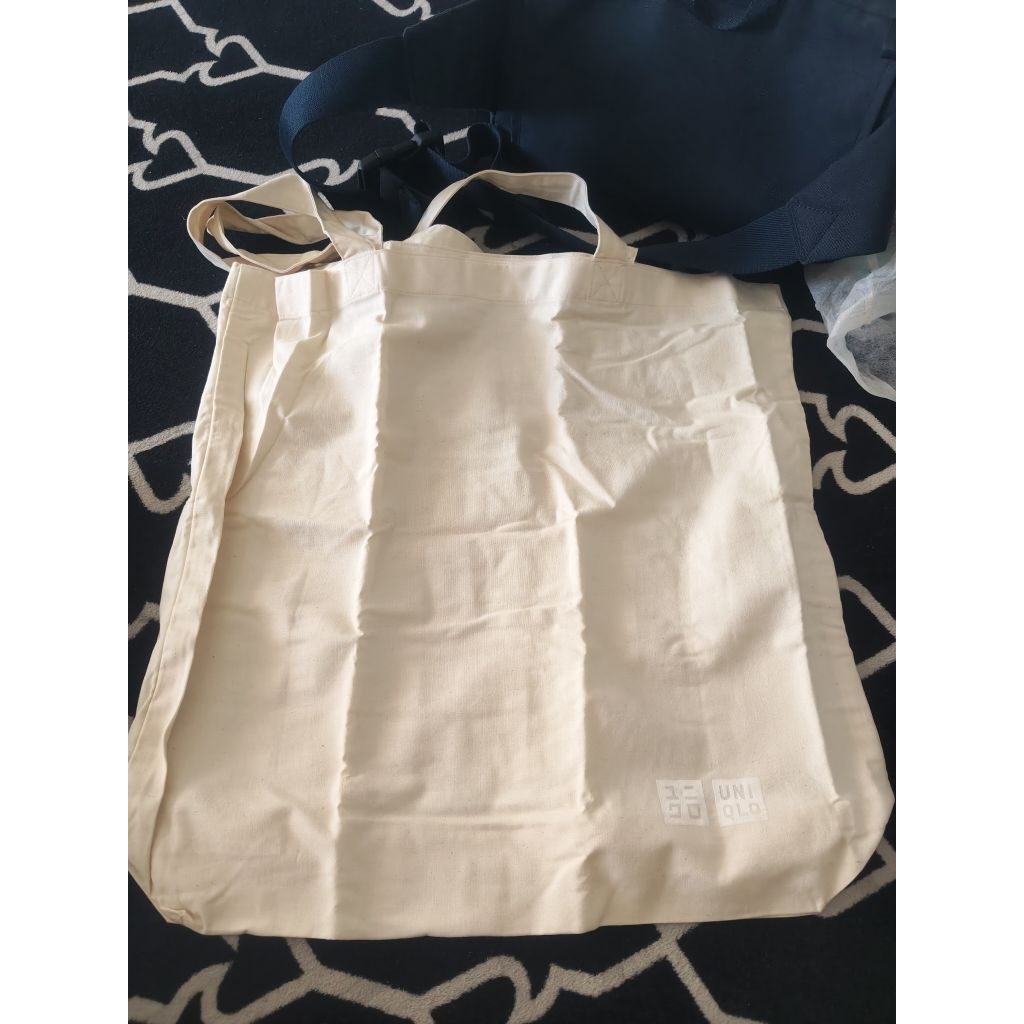 NEW TAS KANVAS UNIQLO ORIGINAL