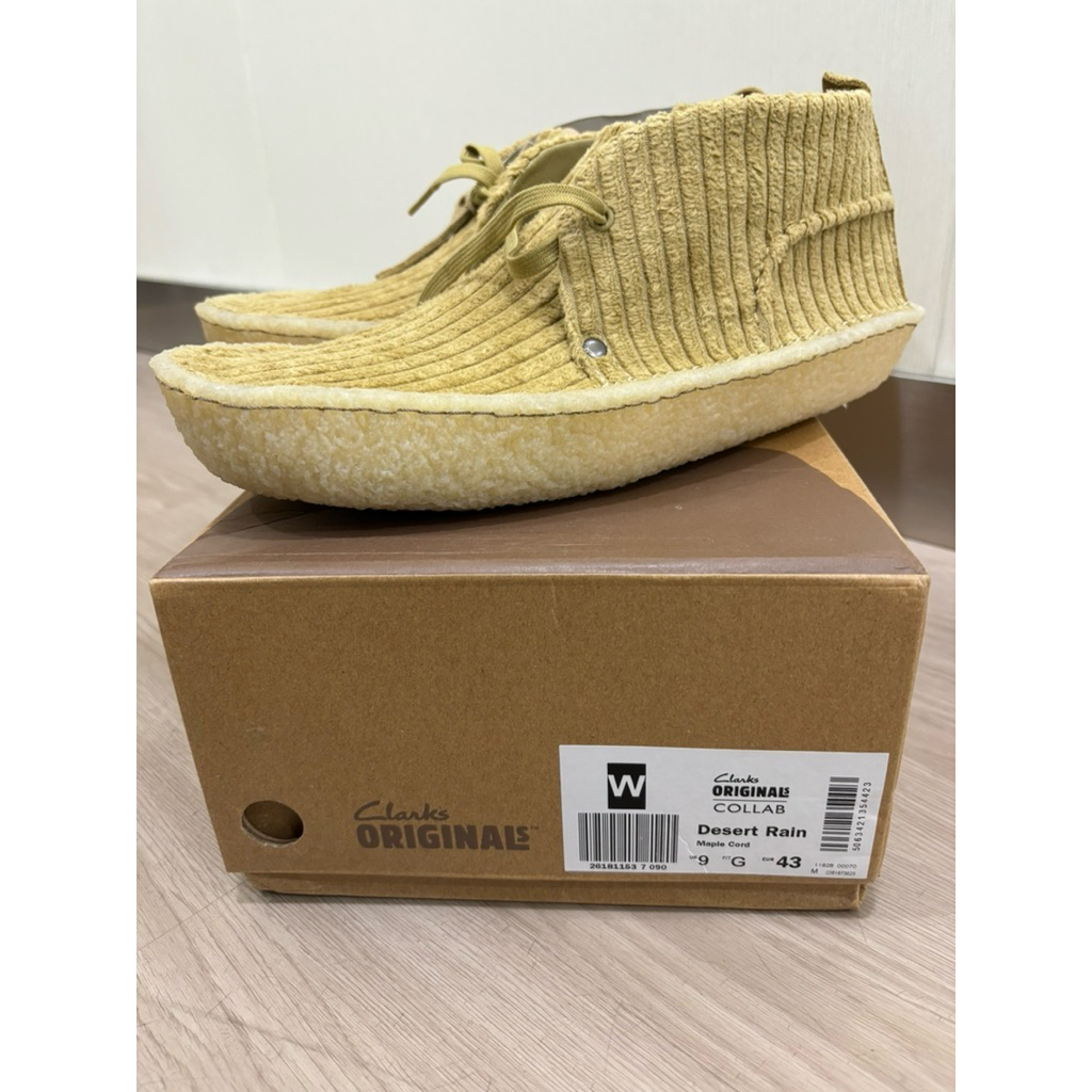 Clarks x Liam Gallagher Desert Rain Maple Corduroy Original size 43