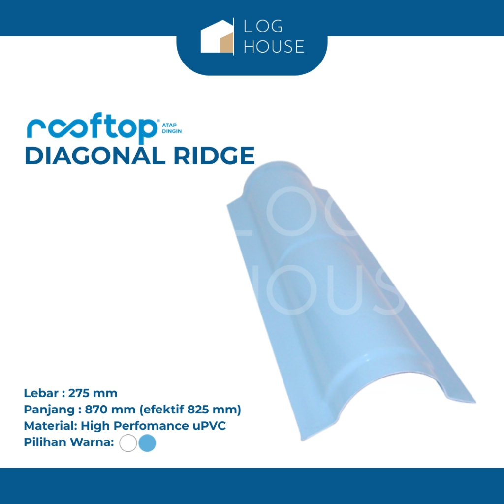 ROOFTOP UPVC DIAGONAL RIDGE
