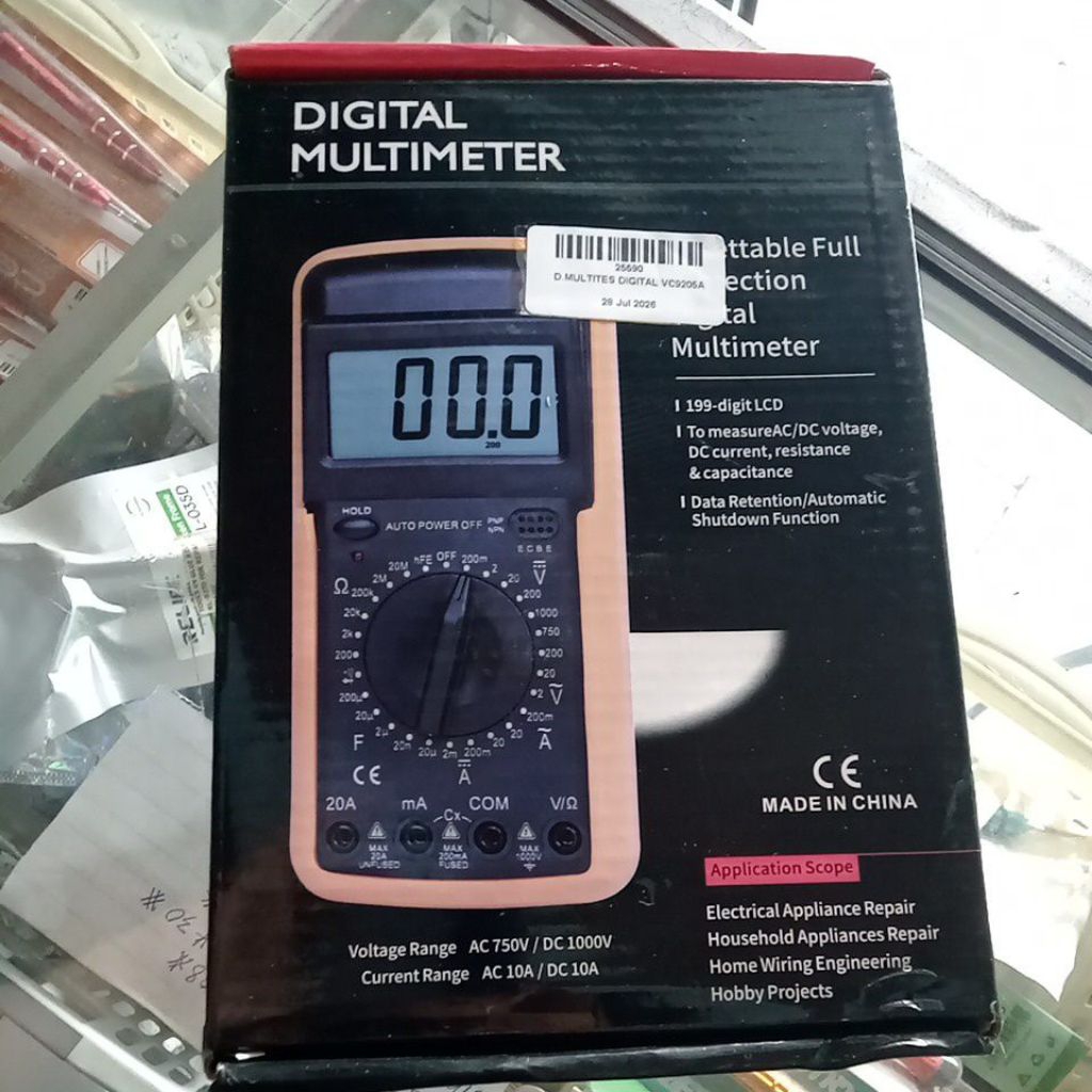 Multitester digital vc9205a
