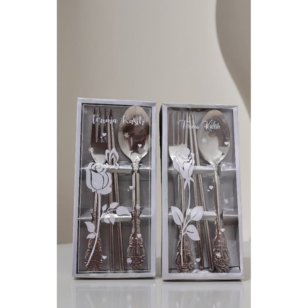 souvenir pernikahan / souvenir nikah sendok garpu sumpit / souvenir pernikahan murah