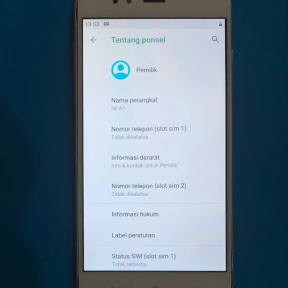 hp handphone xiaomi mi a1 ram 4/64 second seken bekas termurah