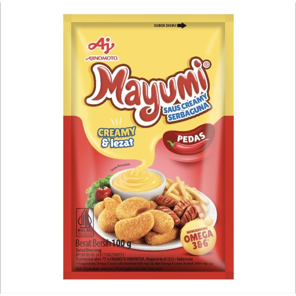 MAYUMI MAYONES PEDAS 100 GR