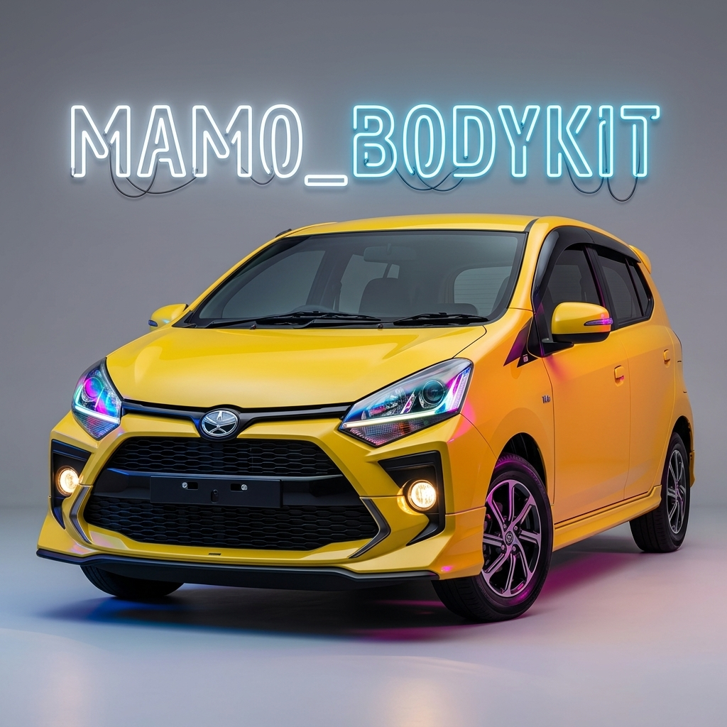 Bodykit Depan Agya 2021 Facelift