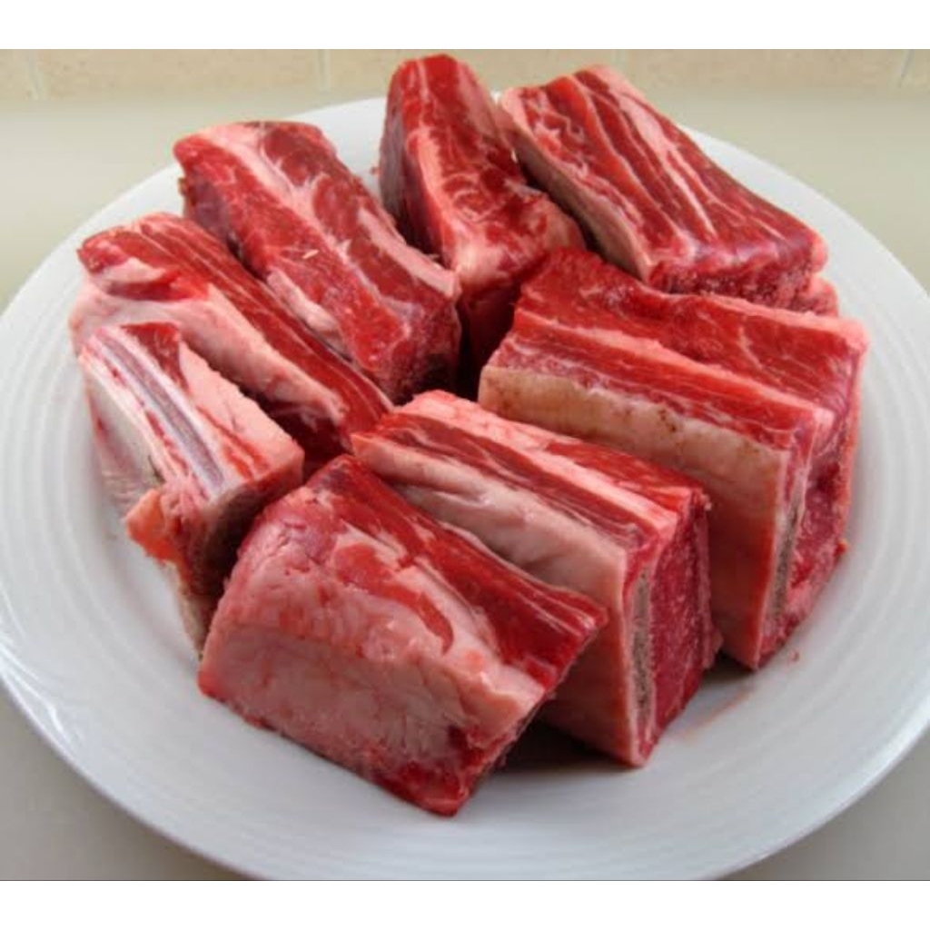 1kg Daging Iga Sapi Premium Segar fresh halal dan higienis