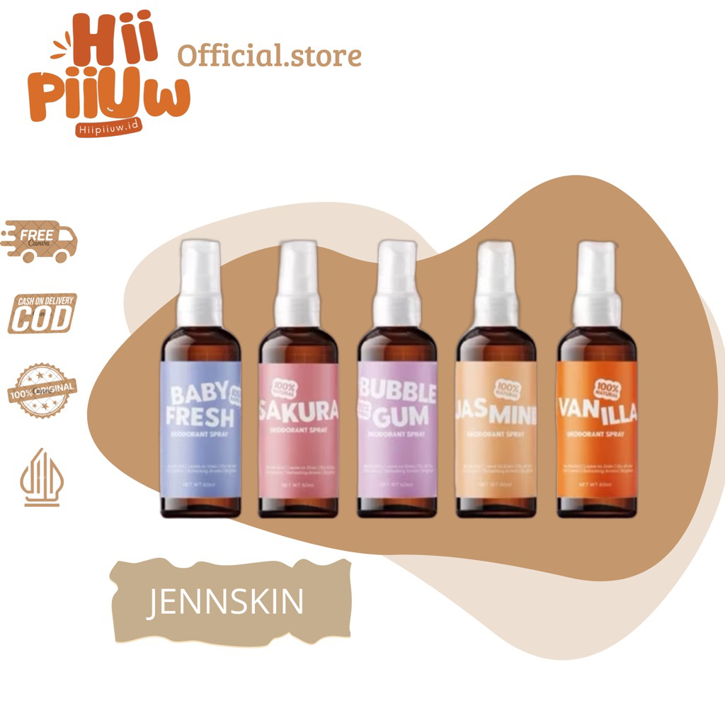 READY STOCK (100% ORIGINAL) Jenskin Jennskin Deodorant spray/JENSKIN NATURAL DEODORANT SPRAY,DEODORA