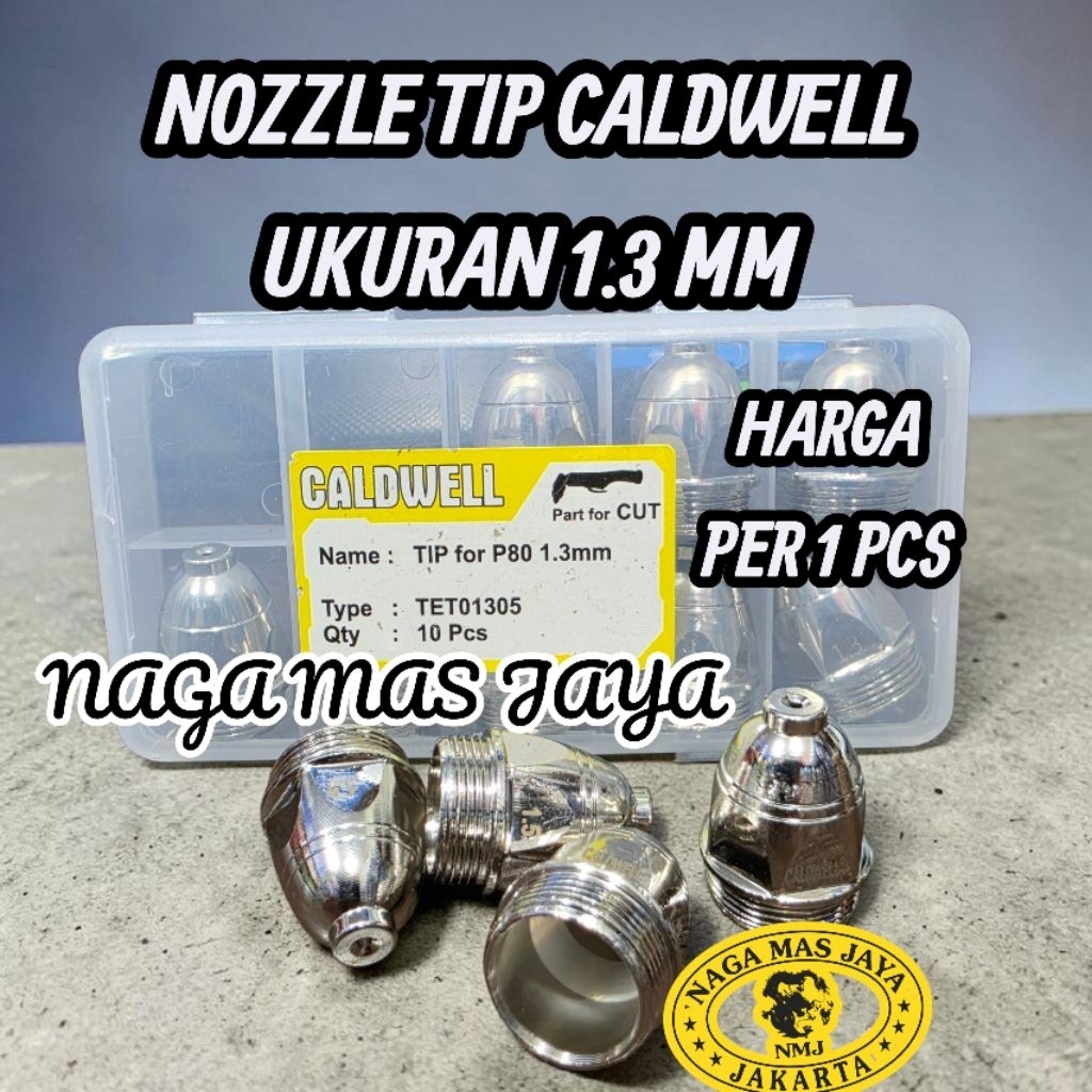CALDWELL NOZZLE TIP P80 / NOZZLE PLASMA CUT 100 P80 / NOZZLE TIP PLASMA P 80 CALDWELL