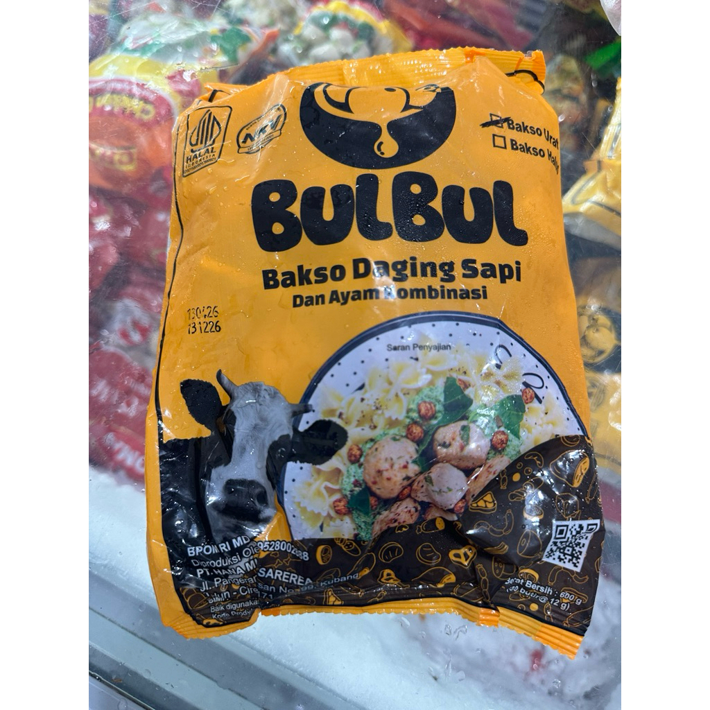 BULBUL BAKSO SAPI URAT DAN HALUS ISI 50pcs 500gram