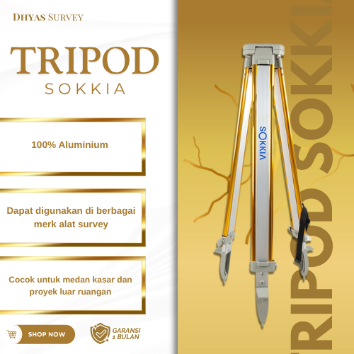 Jual Tripod Aluminium Statif Sokkia Total Station Tripod Statif Digital Theodolite GNSS Waterpass