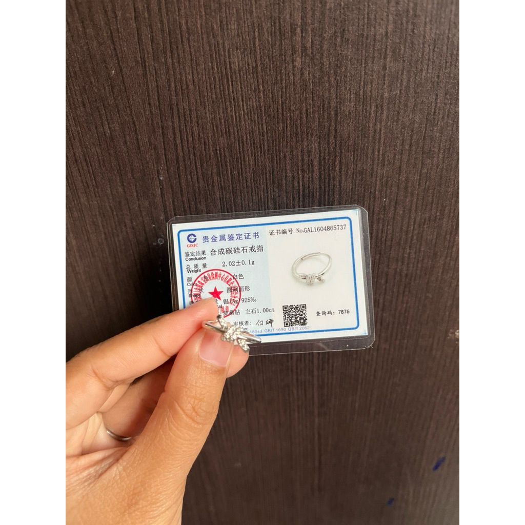 Cincin Tiffany Knot / Tiffany Knot Mosang / Cincin Mosang / Moissanite Tiffany Knot / PO China