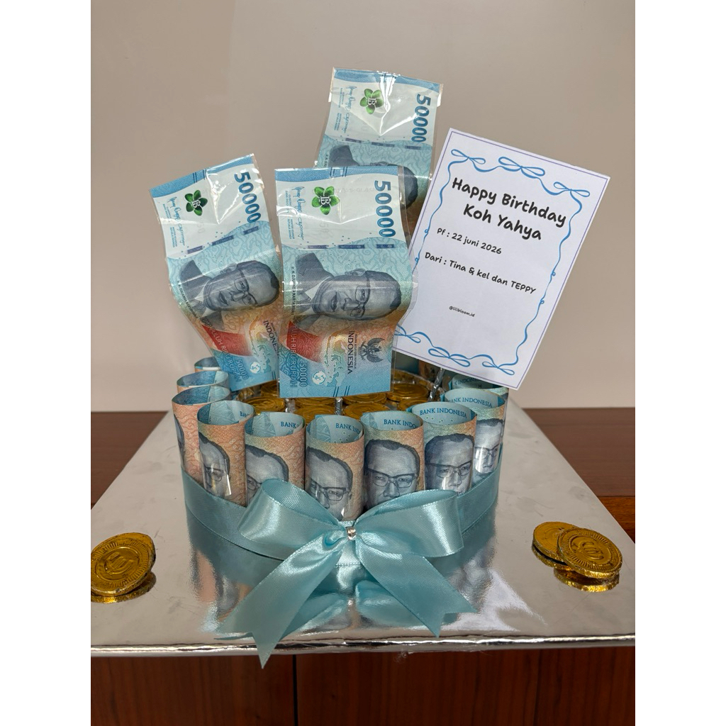 money cake | money flower | cake ulang tahun | hadiah ultah murah semarang